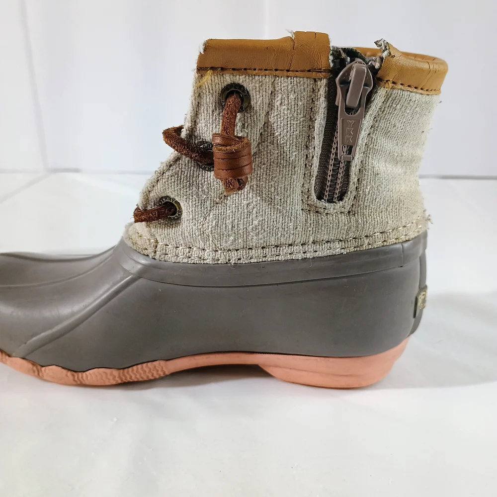 Sperry Kids Brown and Tan Duck Boots
